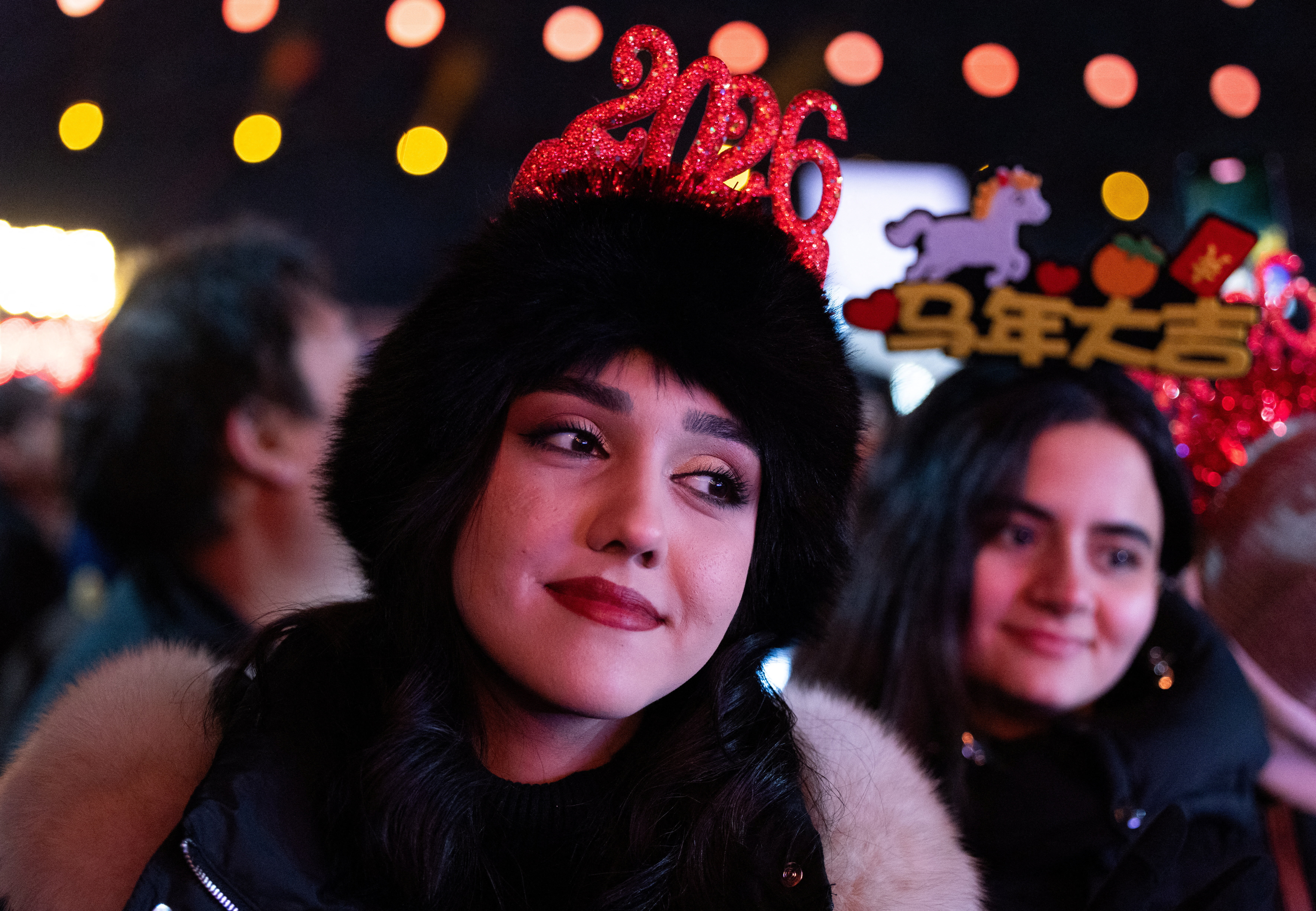 New Year countdown at Juyongguan Great Wall section in Beijing