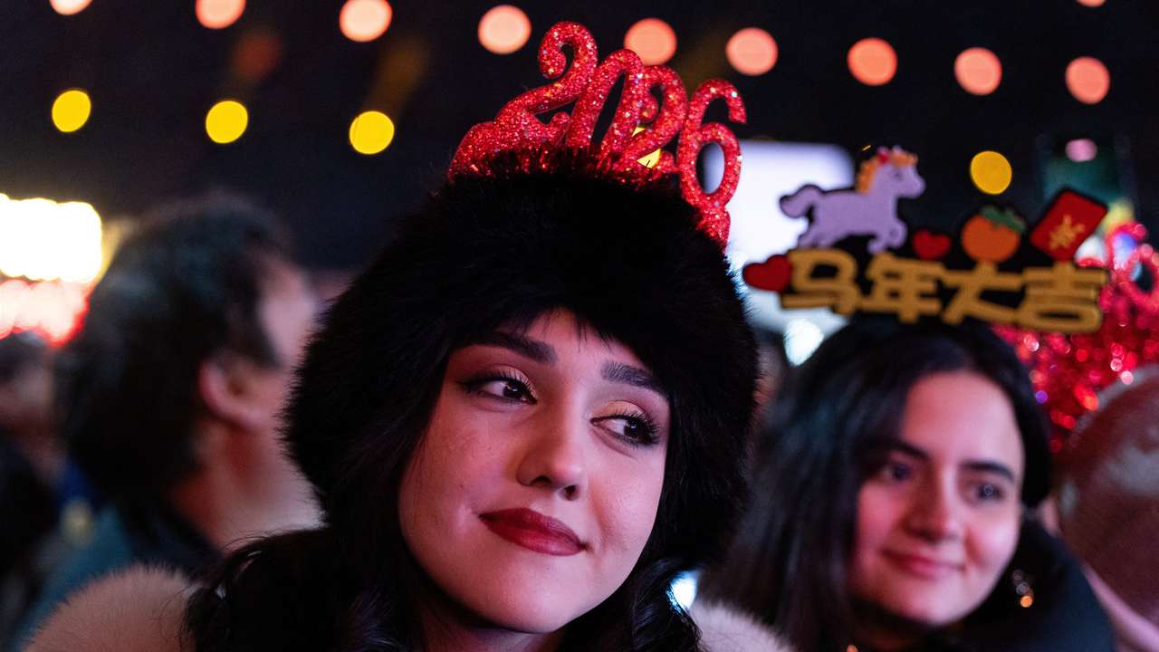 New Year countdown at Juyongguan Great Wall section in Beijing
