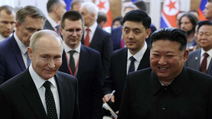 Russian President Putin visits North Korea