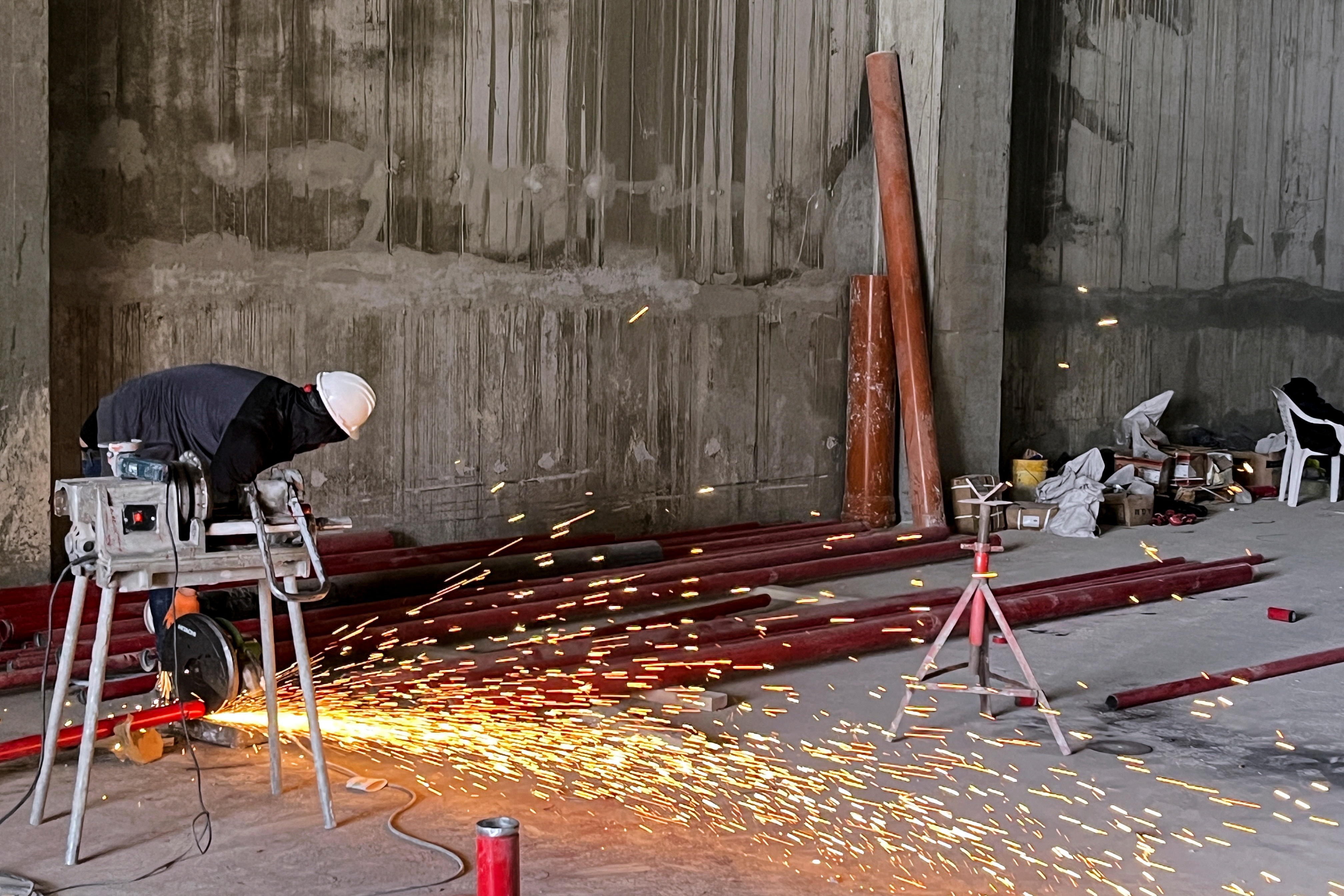 Construction of a new warehouse in the Har Tuv Industrial Zone in Beit Shemesh