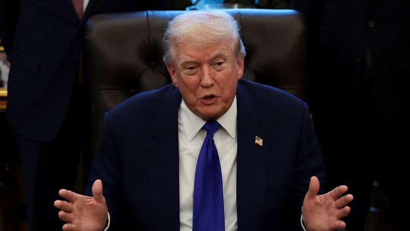U.S. President Donald Trump at the White House in Washington