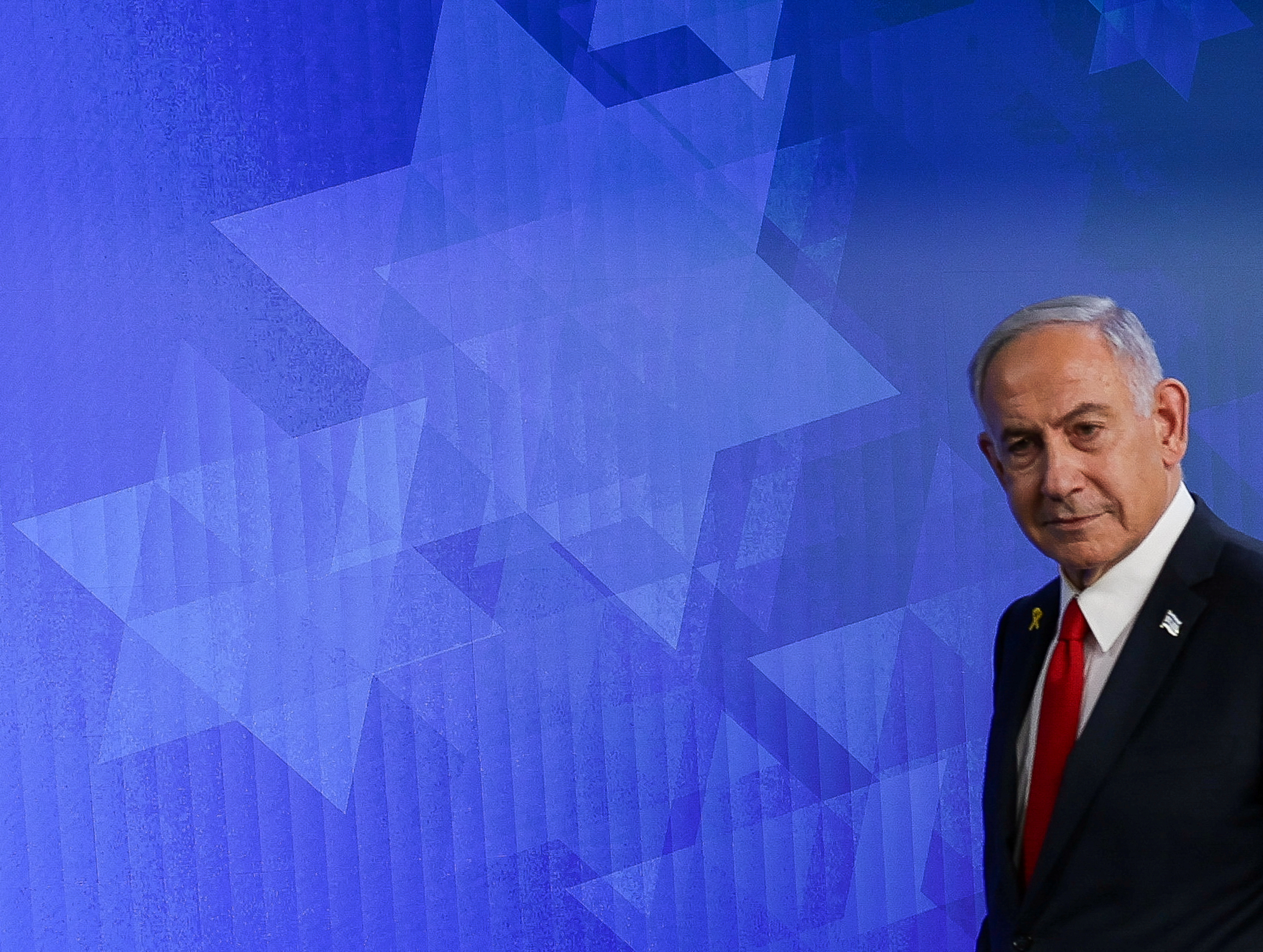 FILE PHOTO: Israeli Prime Minister Netanyahu attends a press conference, in Jerusalem