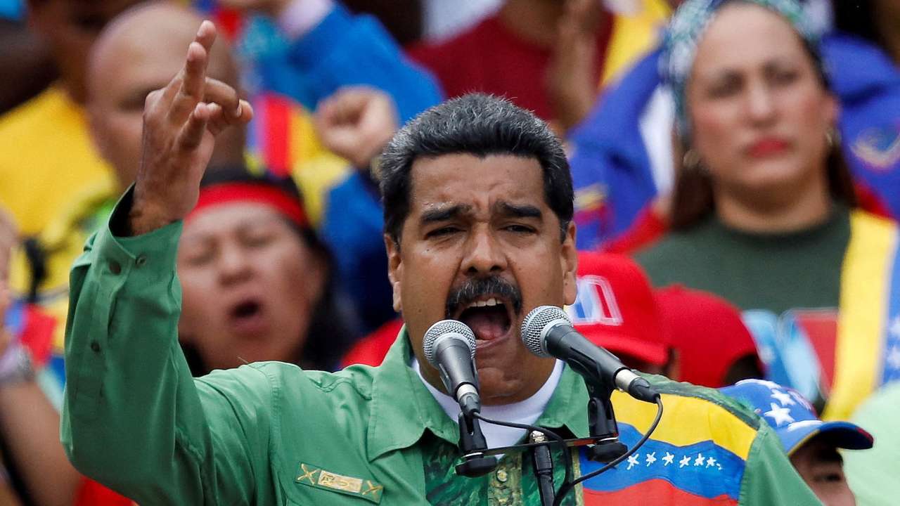 FILE PHOTO: Closing campaign rally of Nicolas Maduro