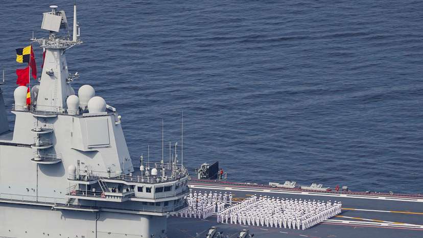 China's first domestically built aircraft carrier sails into Hong Kong for a five-day visit