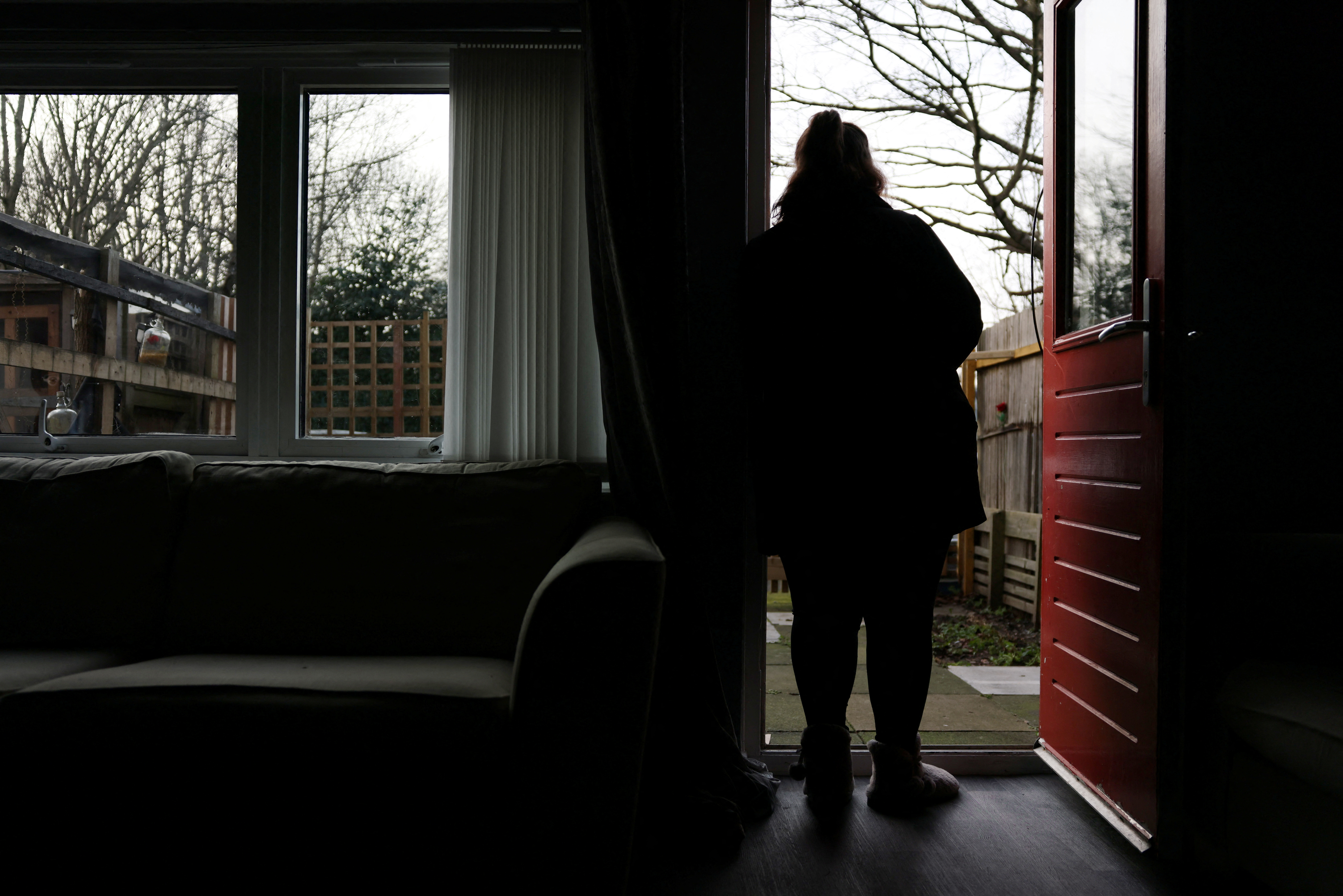 Rochdale grooming gang victim at her home in England