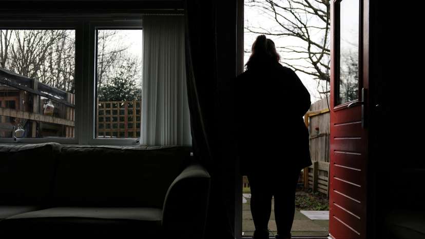 Rochdale grooming gang victim at her home in England