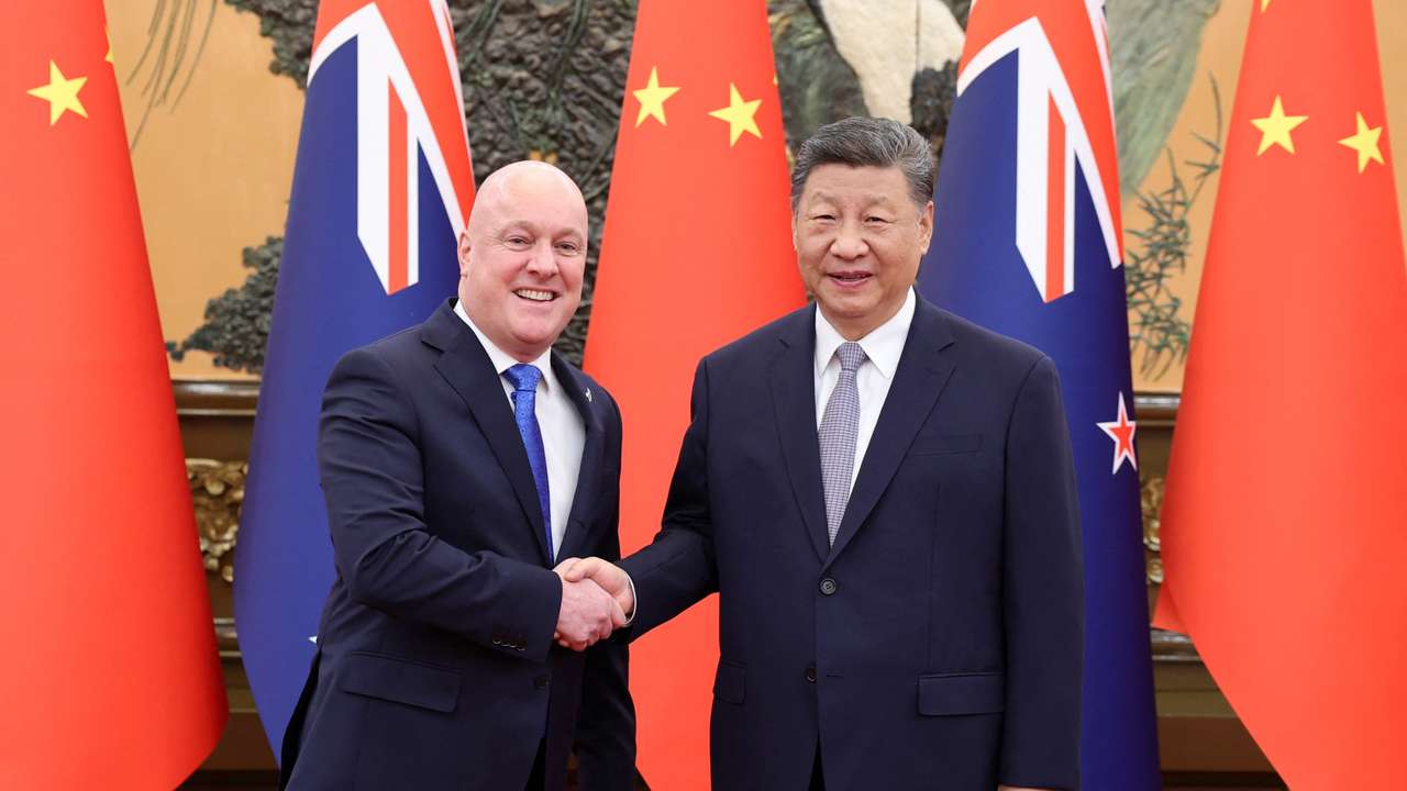 New Zealand's Prime Minister Christopher Luxon visits China