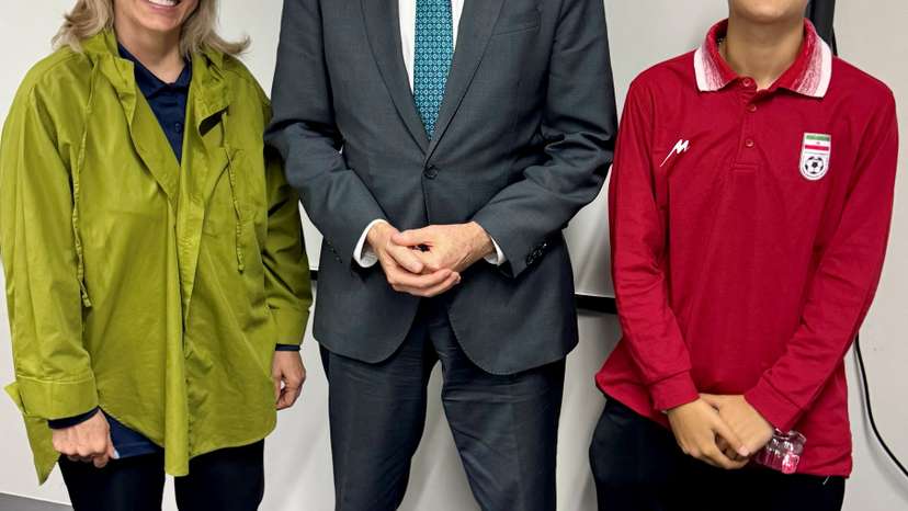 Australia's Home Affairs Minister Tony Burke grants women from the Iranian women's soccer team humanitarian visas