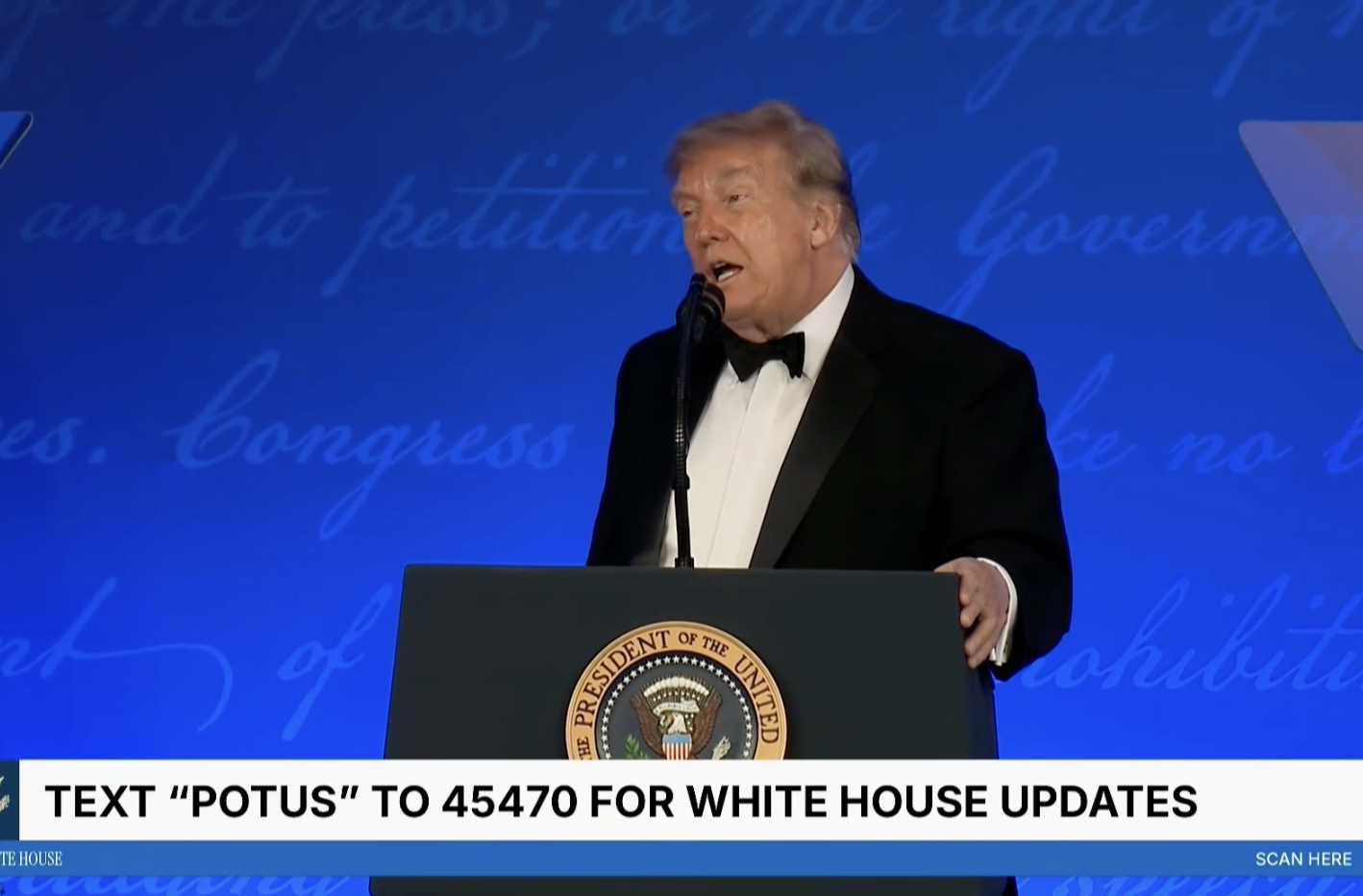Trump hosts re-do dinner months after shootin