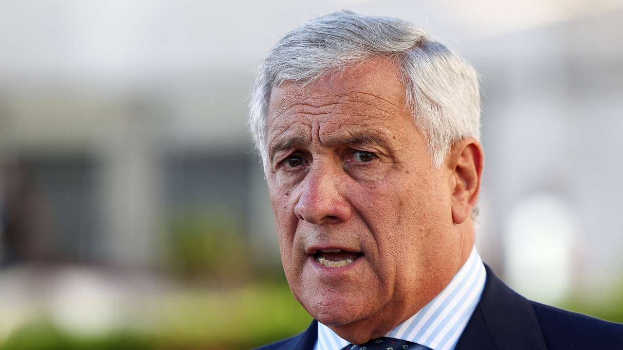 Italian FM and Palestinian FM hold press conference, in Rome