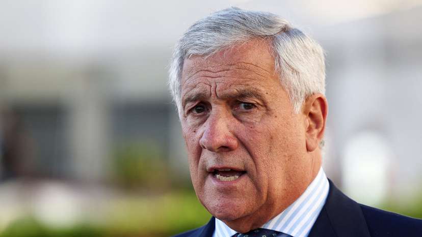 Italian FM and Palestinian FM hold press conference, in Rome