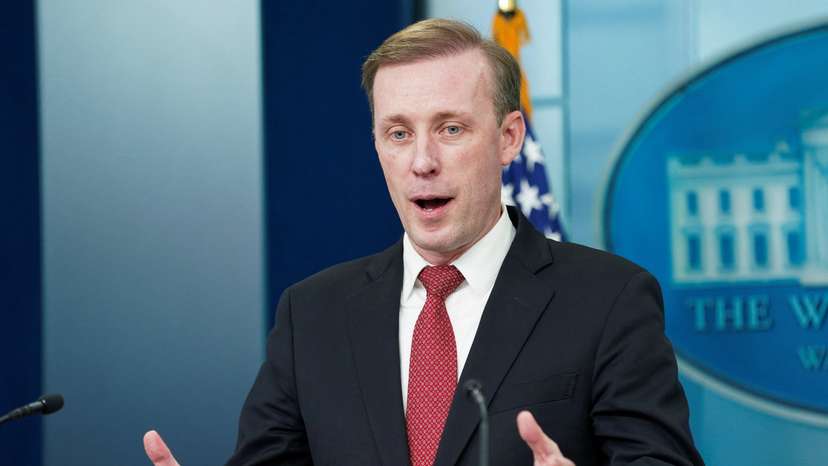 Press briefing at the White House in Washington