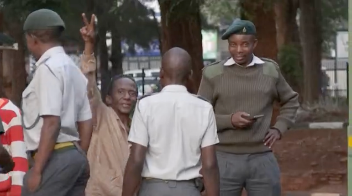 Zimbabwe opposition leader Jameson Timba heading out of court