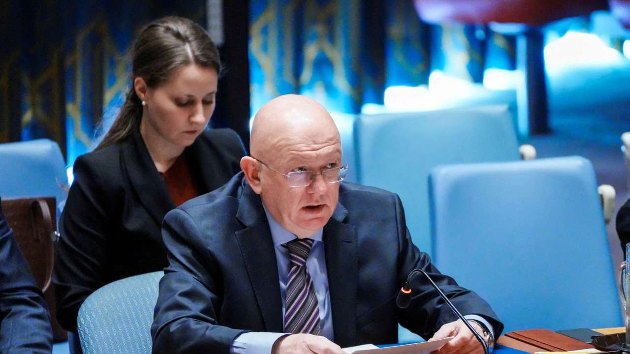 FILE PHOTO: Members of the U.N. Security Council hold a meeting on a resolution that would permanently lift U.N. sanctions on Iran at U.N. headquarters in New York