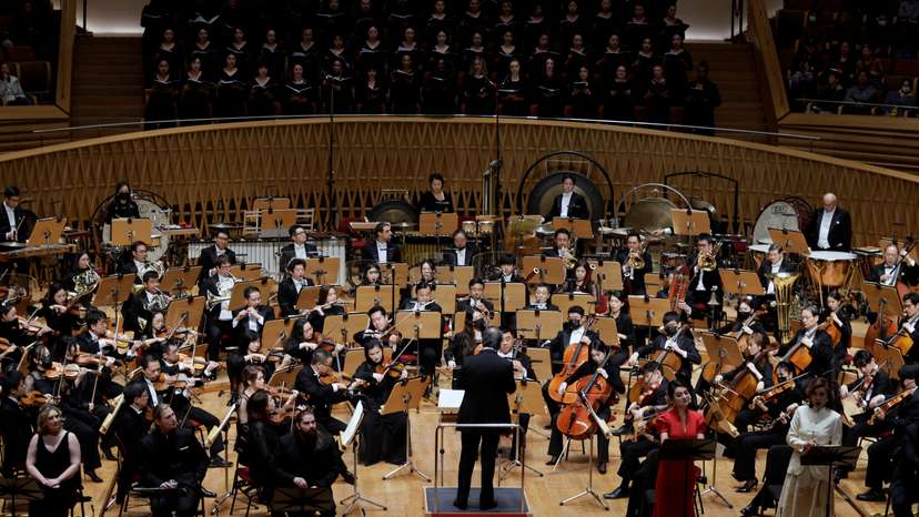 'Emigre' debut performance at the Shanghai Symphony Orchestra Hall in Shanghai