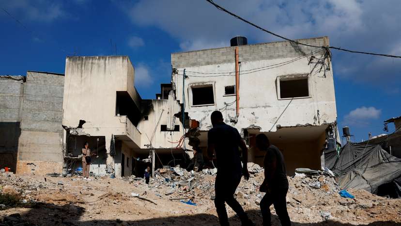 Aftermath of an Israeli military raid, in Tulkarm