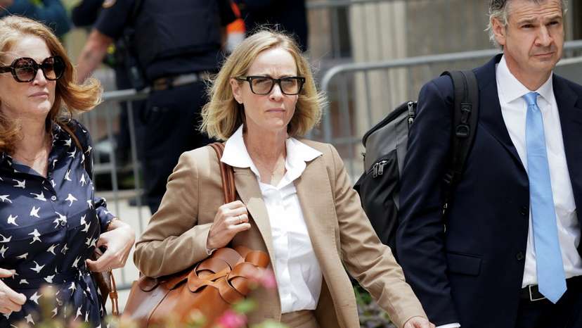 Former wife of Hunter Biden Kathleen Buhle departs the trial in Wilmington, Delaware