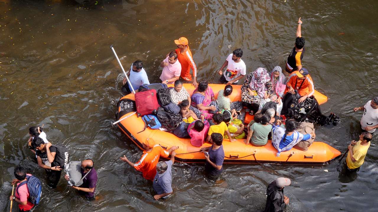 Aftermath of Cyclone Michaung, in Chennai