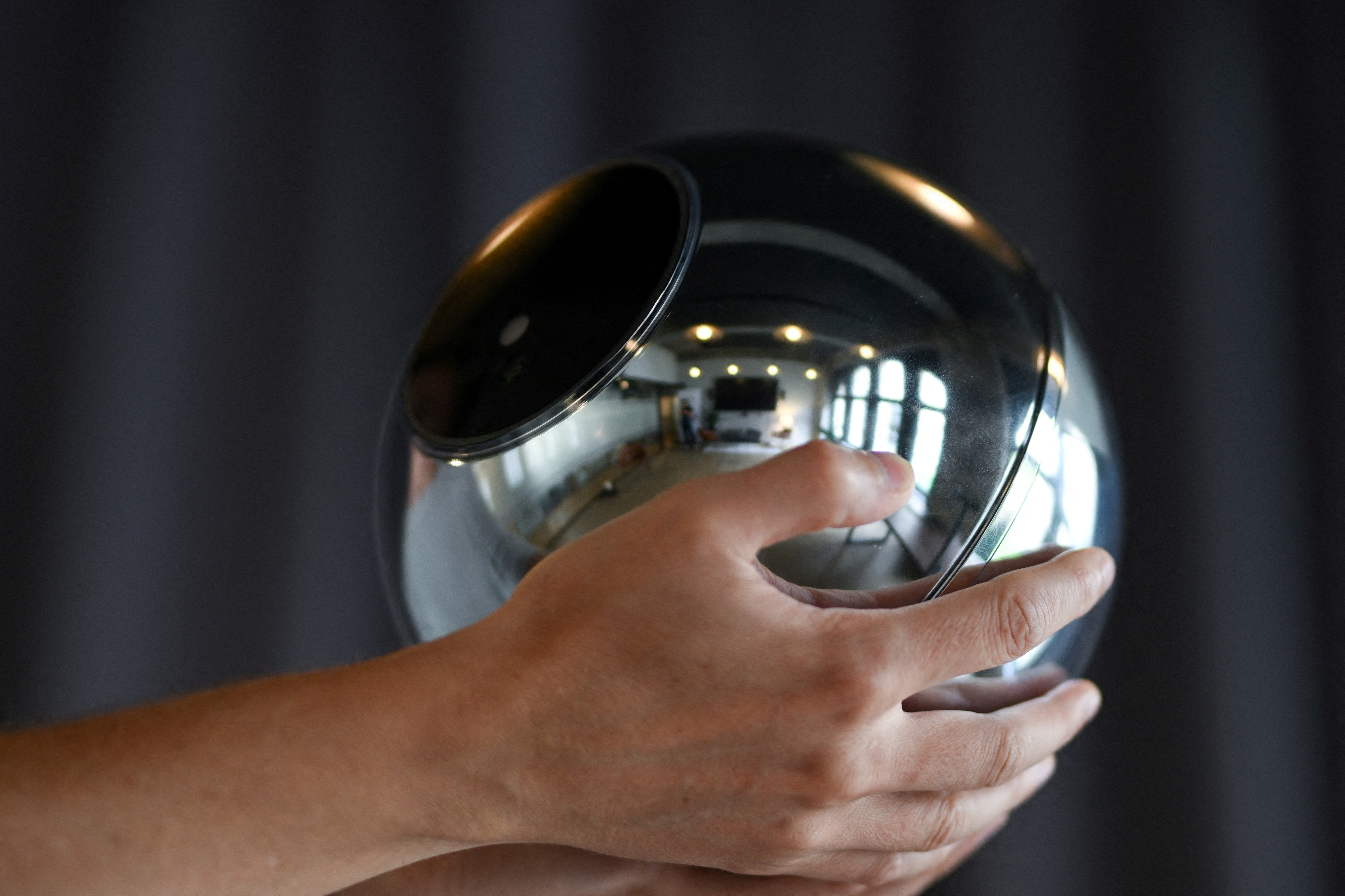 Digital coins in exchange for an iris scan: biometric imaging device Orb