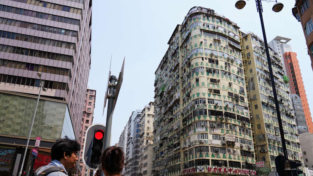 Fire broke out in a gym inside a residential building in Hong Kong