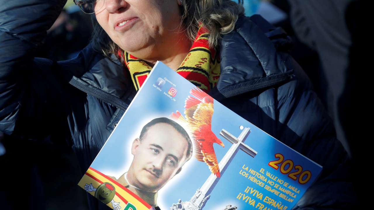 FILE PHOTO: Exhumation of late Spanish dictator Francisco Franco