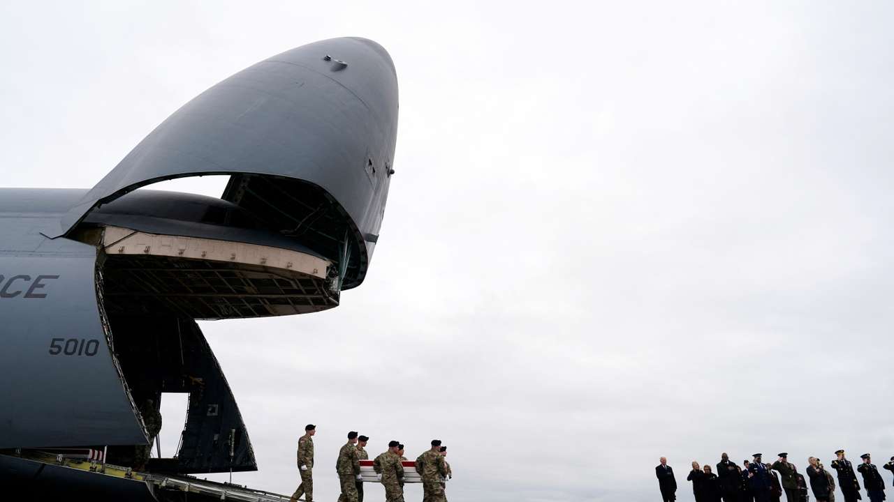 FILE PHOTO: U.S. President Biden to witness return of remains of U.S. soldiers killed in Jordan, at Dover Air Force Base