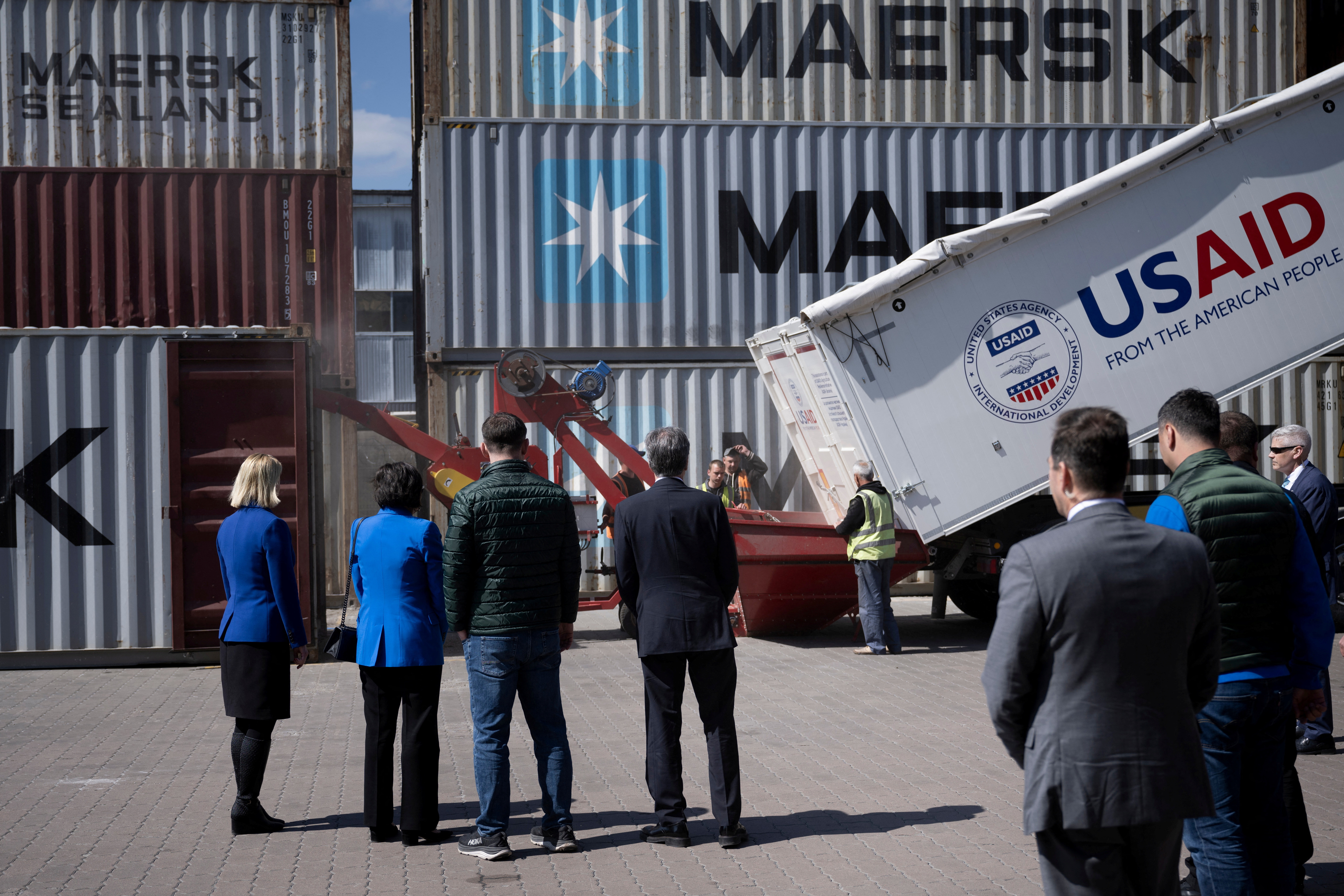 U.S. Secretary of State Blinken visits Ukraine