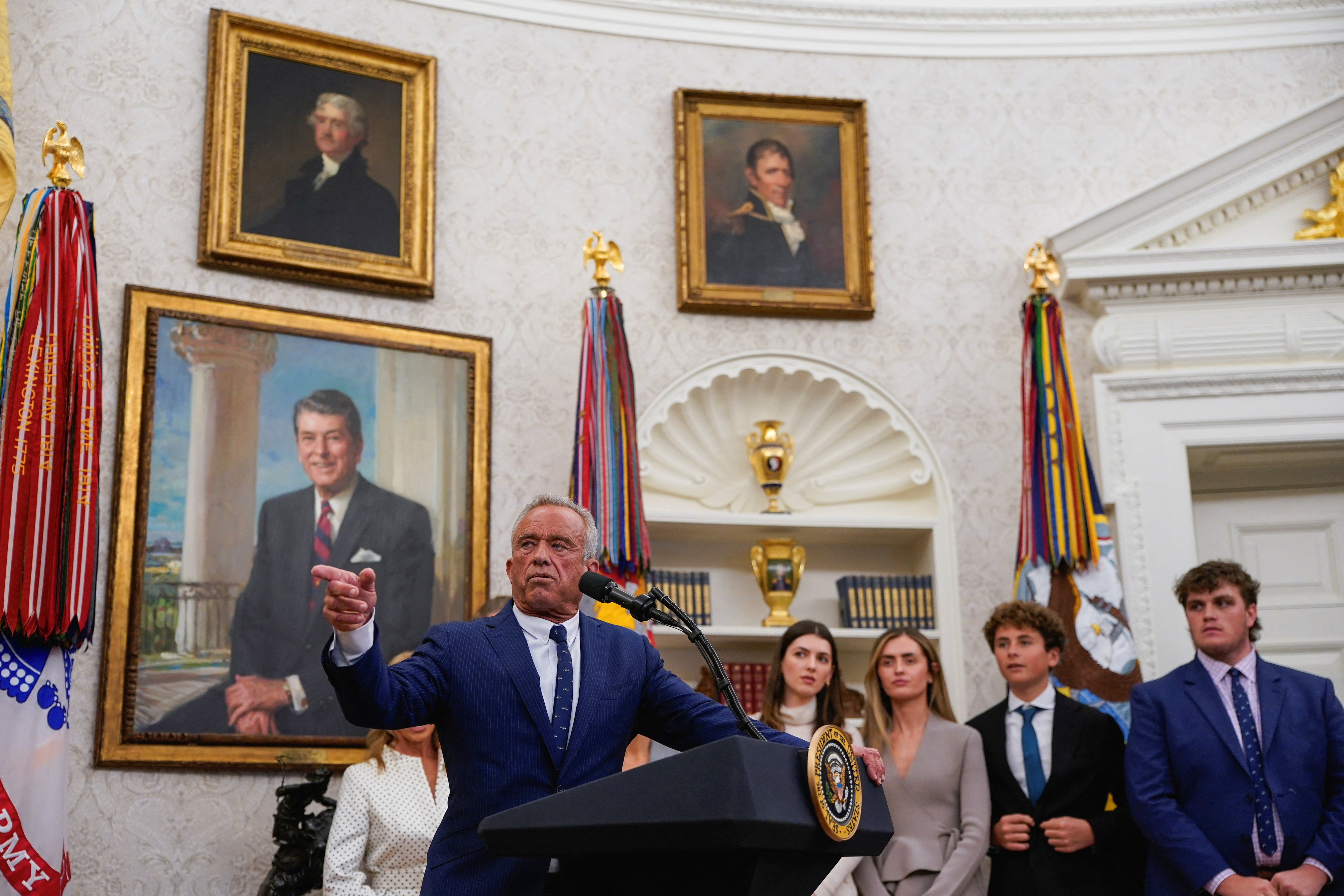 Robert F. Kennedy Jr. is sworn is as secretary of Health and Human Services