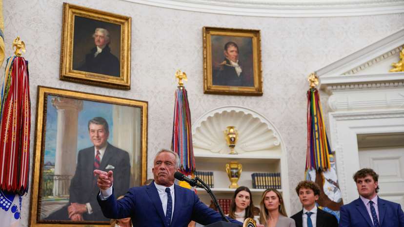 Robert F. Kennedy Jr. is sworn is as secretary of Health and Human Services