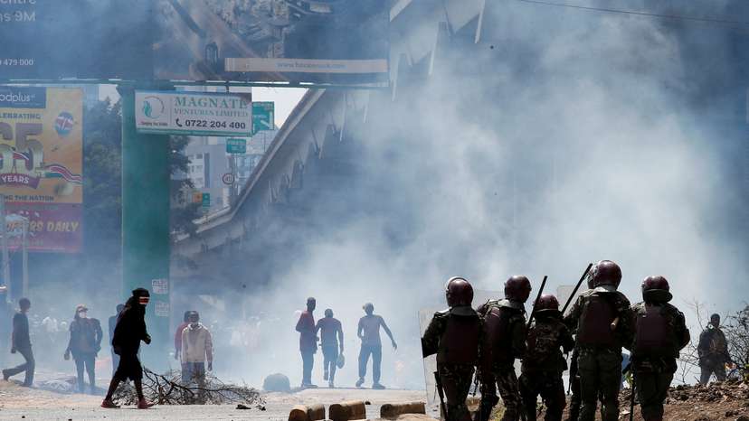 FILE PHOTO: Demonstration against Kenya's proposed finance bill 2024/2025 in Nairobi