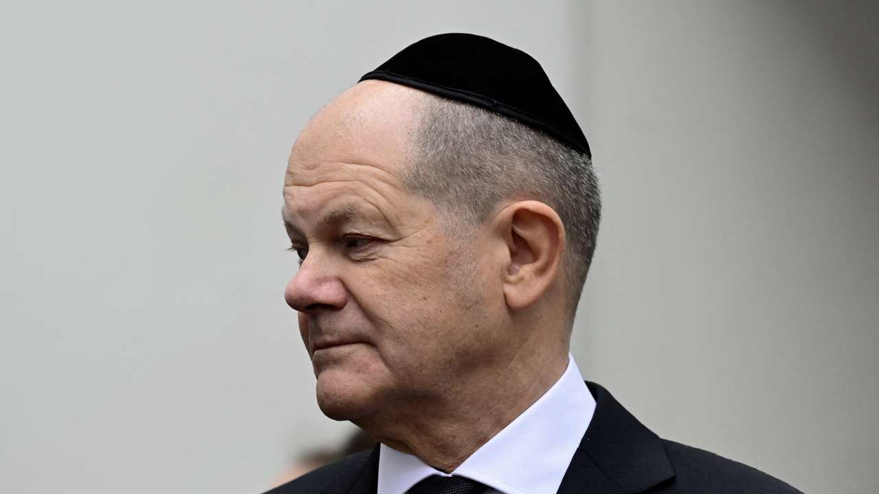 The 85th anniversary of the Night of Broken Glass (Kristallnacht) in Berlin