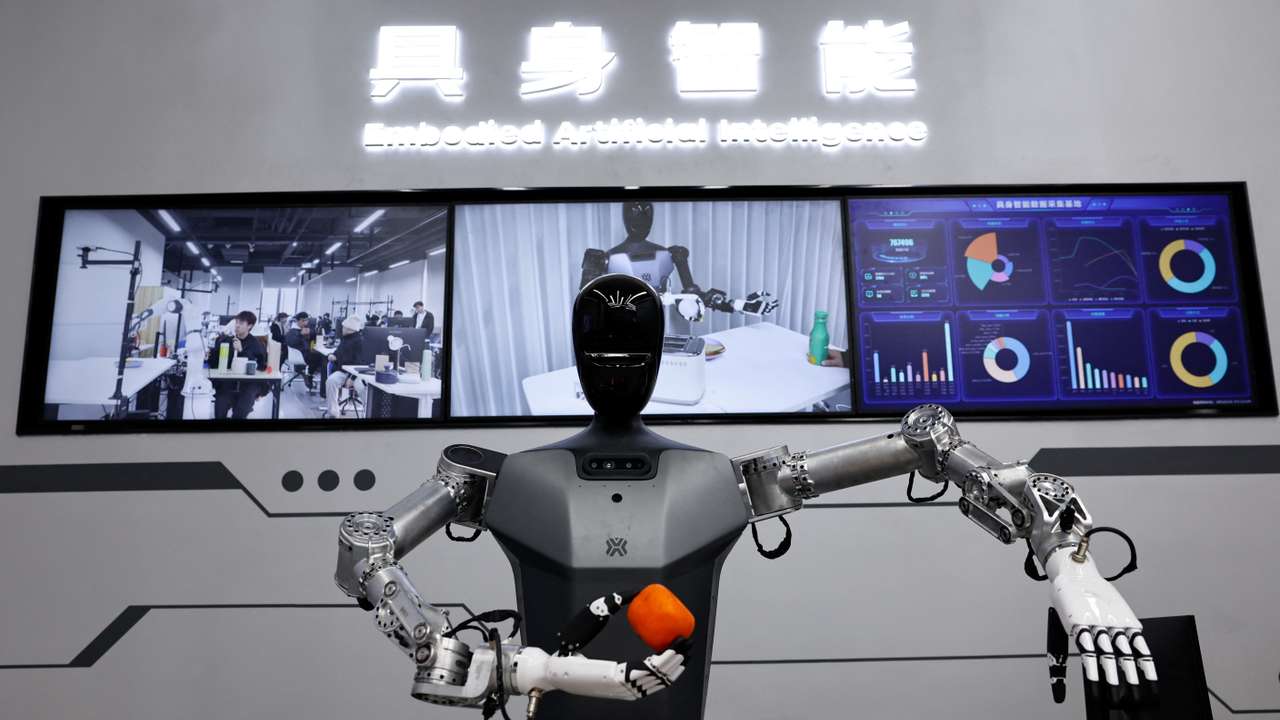 FILE PHOTO: Organised media tour to Beijing Robotics Industrial Park, Beijing E-Town