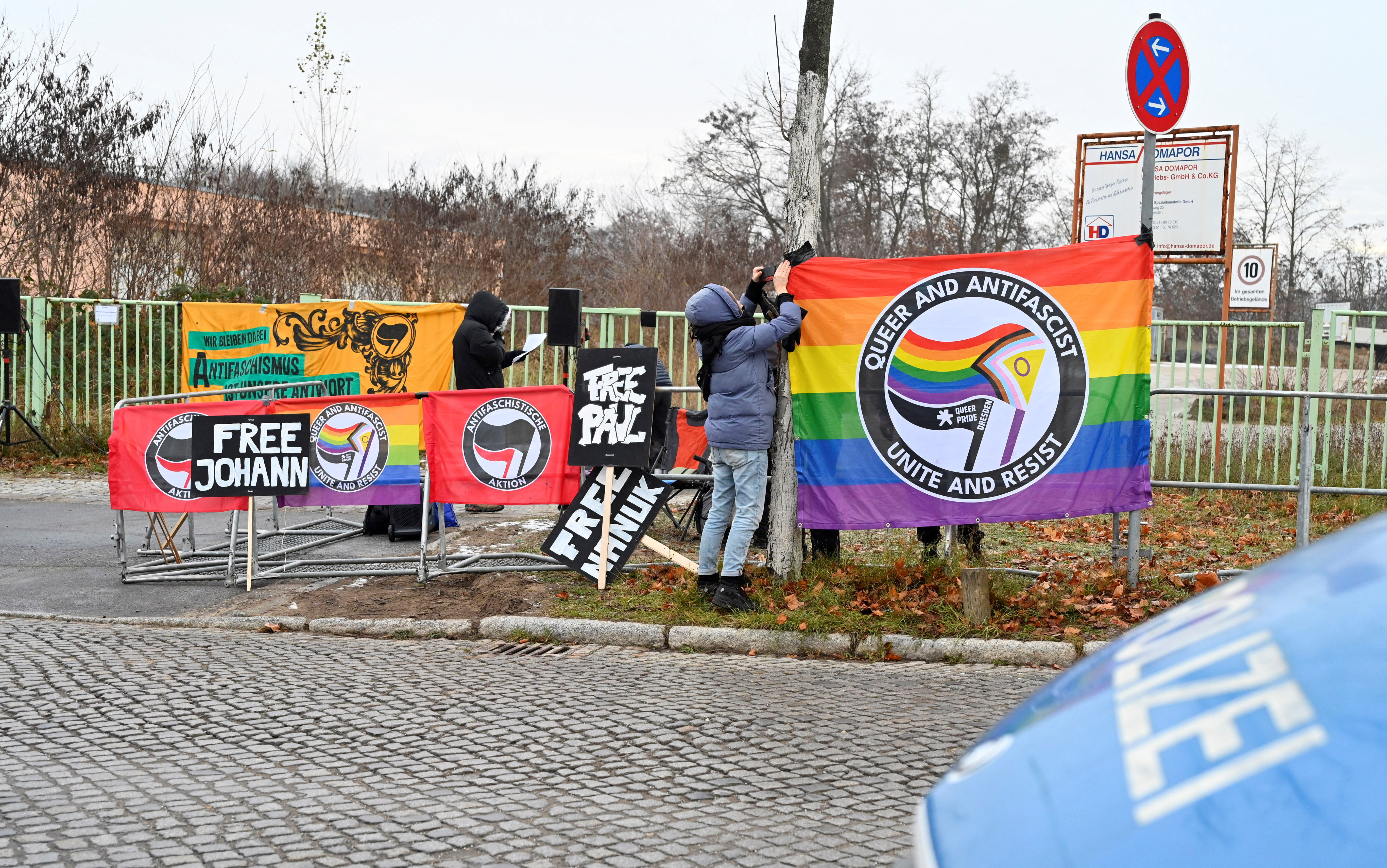 Trial of seven accused left extremists for membership in a criminal organisation in Dresden