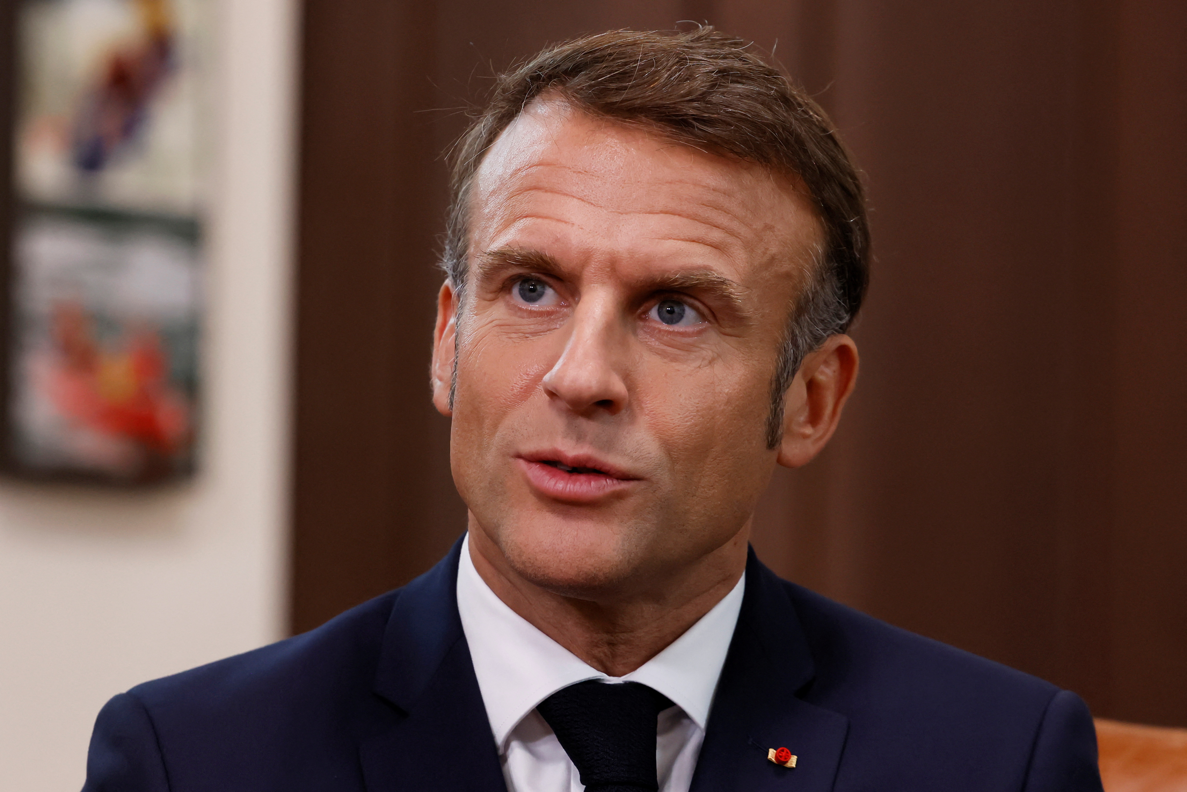 France’s President Macron visits Parliament Hill in Ottawa