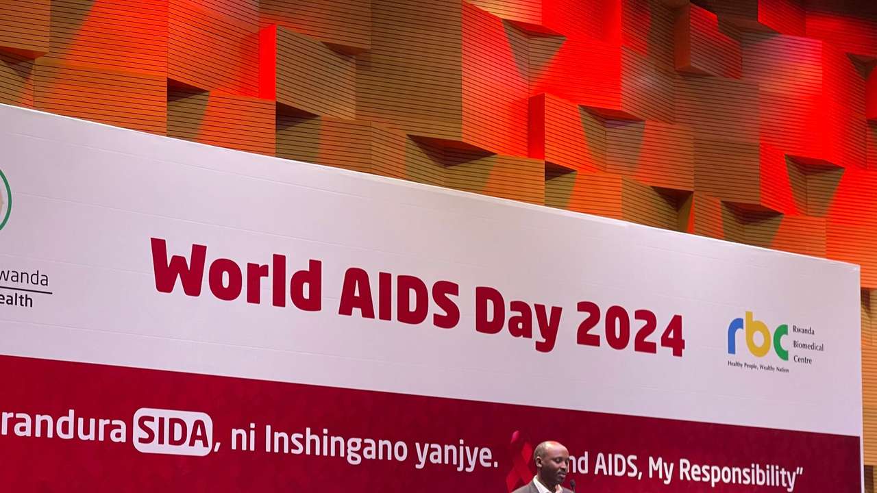 Minister of Health, Dr Sabin Nsanzimana commends achievements in Rwanda on World AIDS Day 2024 in Rwanda