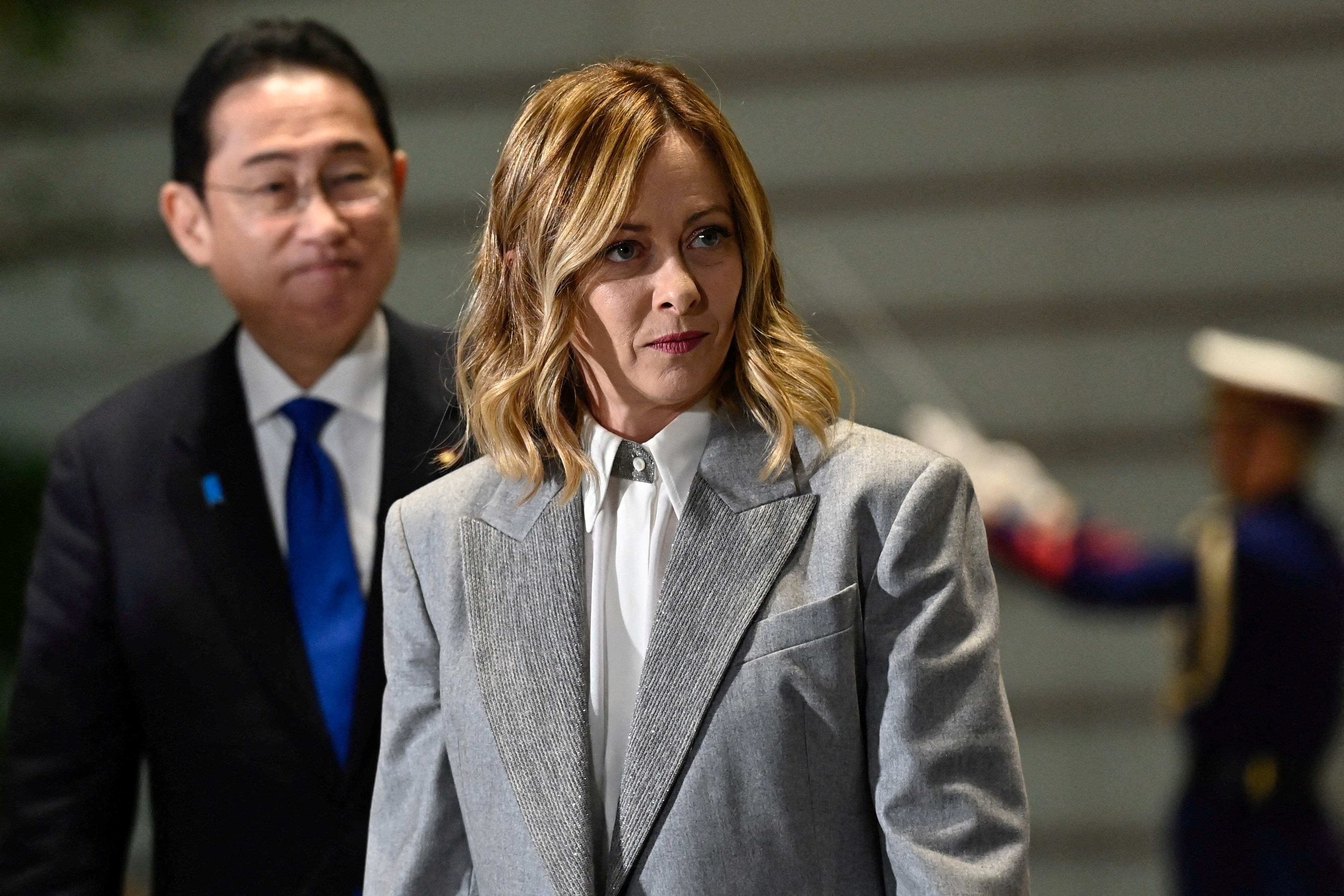 FILE PHOTO: Japan-Italy Summit meeting