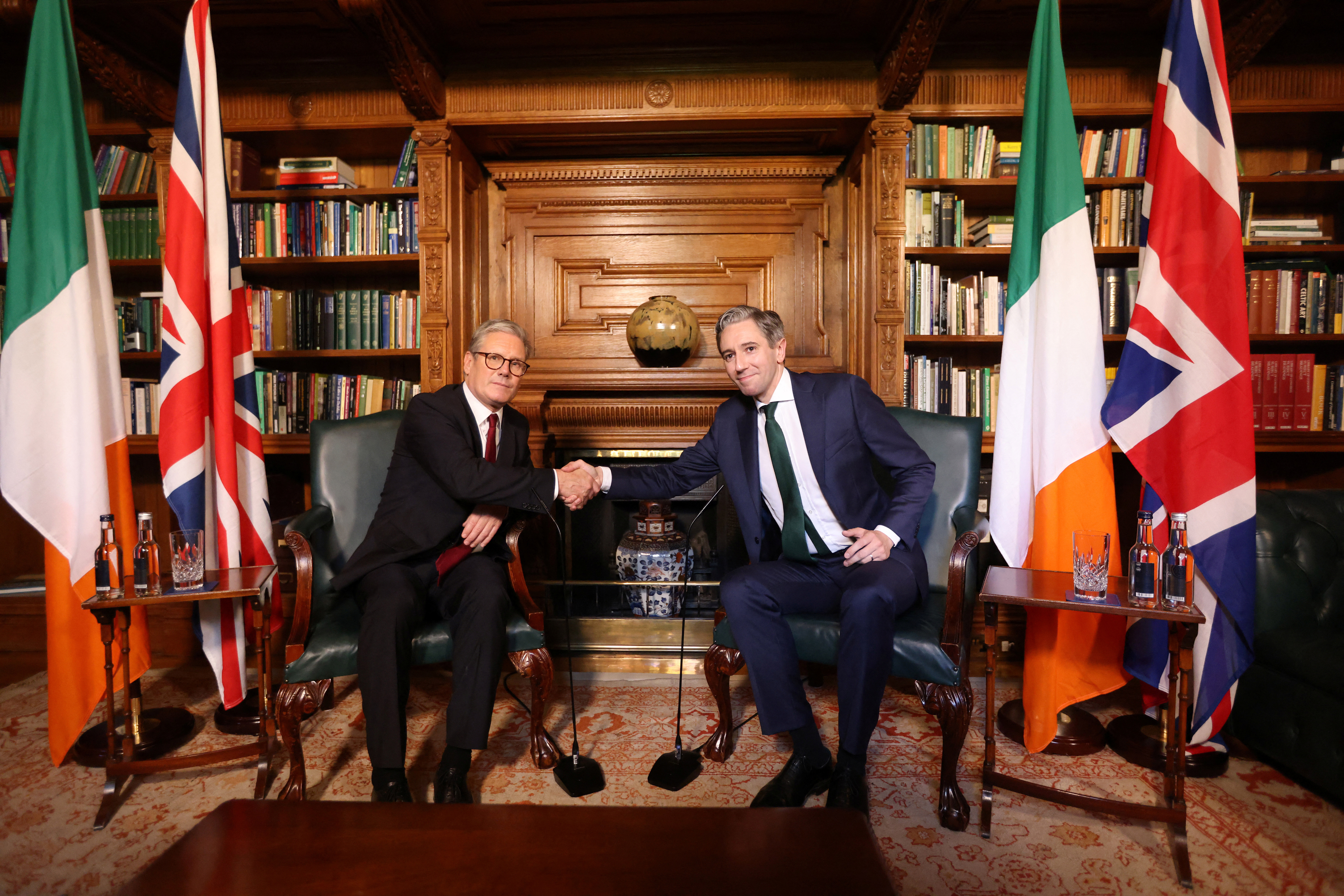 Britain's PM Keir Starmer visits Dublin