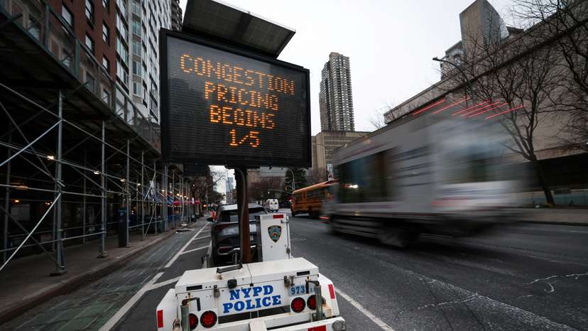 New York City's congestion pricing program goes into effect in Manhattan