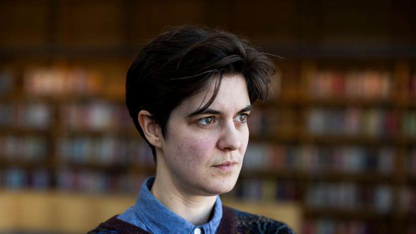 BASF heiress Engelhorn poses for portrait and attends interview in Vienna