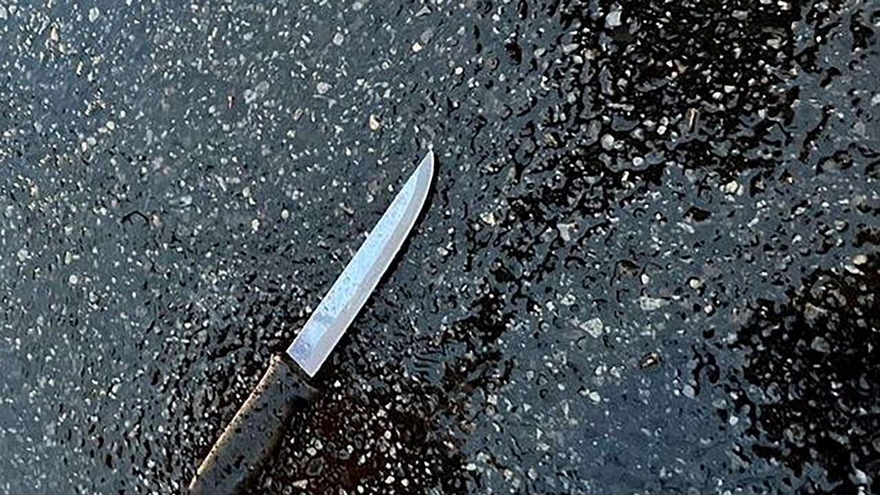 Knife found at the scene after a man, who was later shot dead by police, killed four members of his extended family in Queens