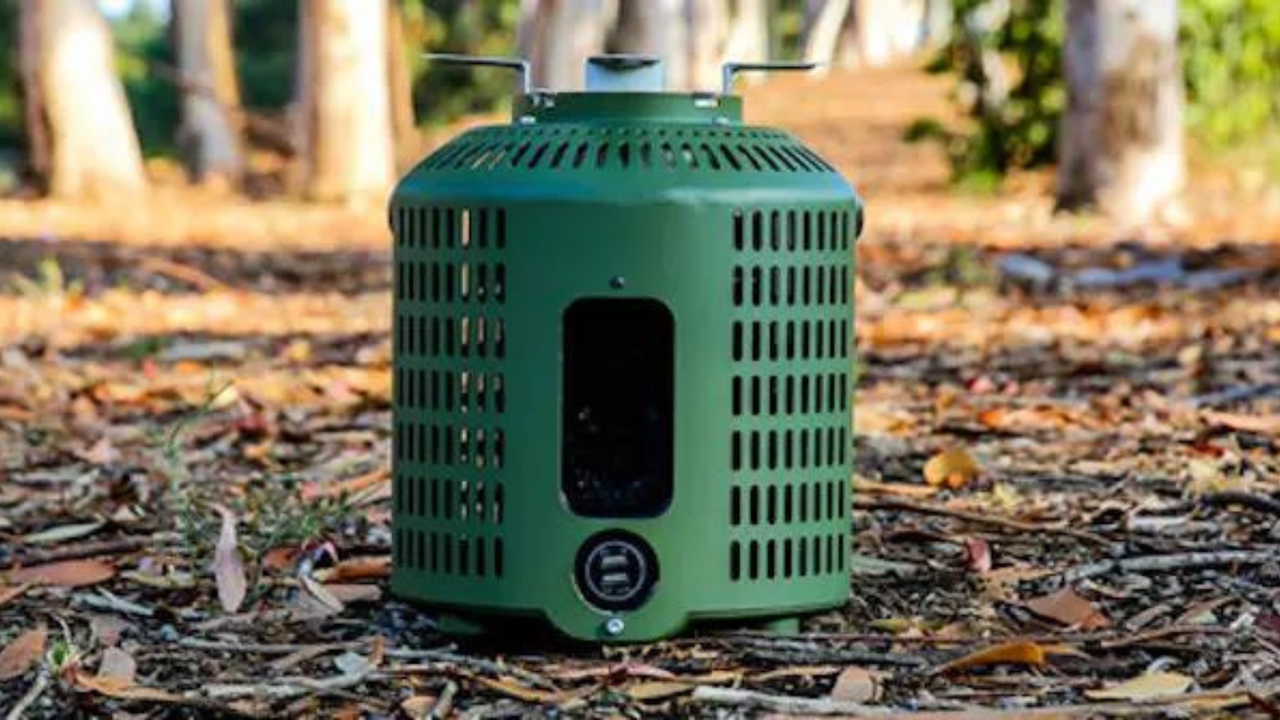 Smokeless stove developed by Max Chinnah