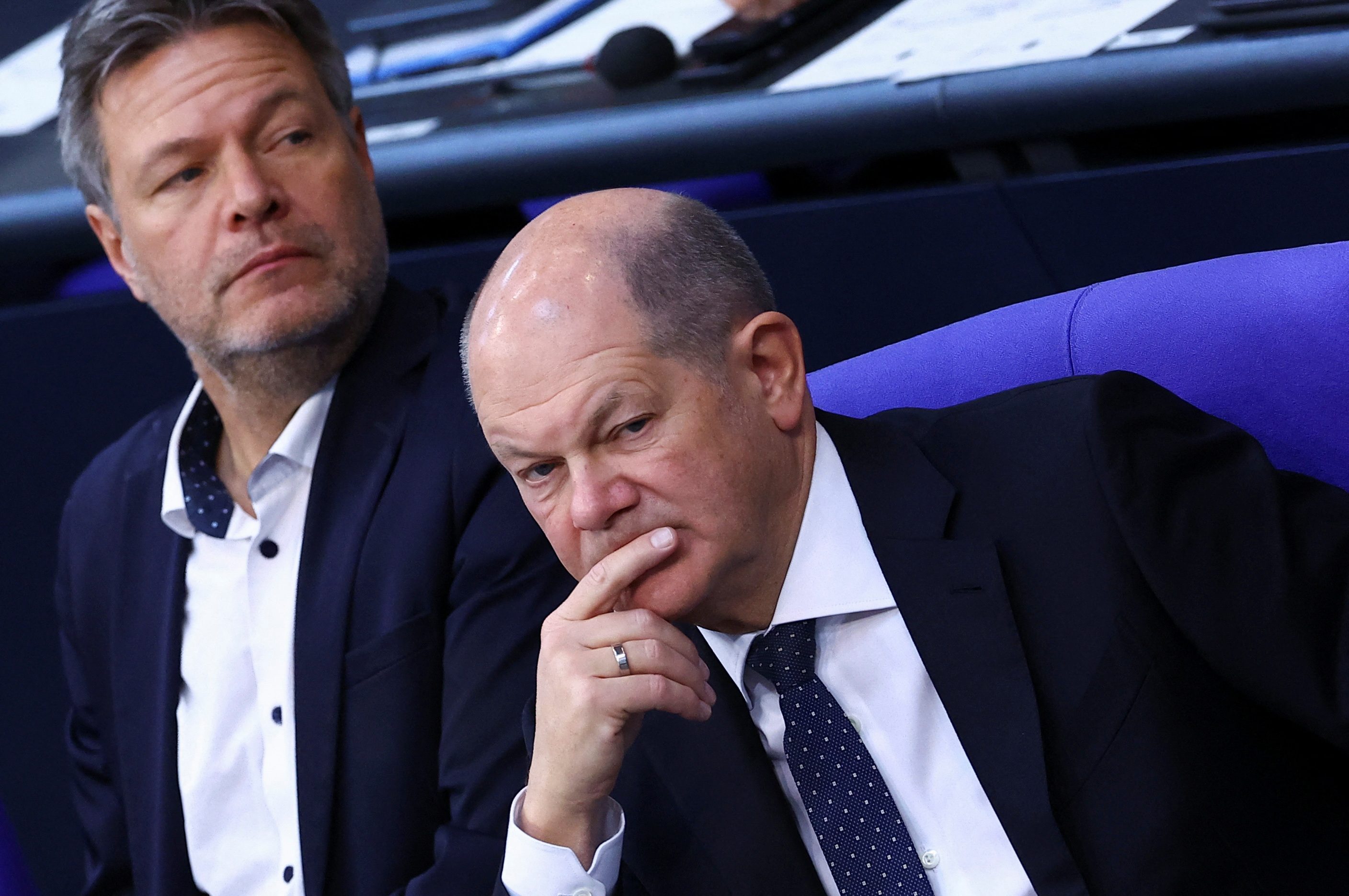 Germany's Scholz addresses parliament on budget crisis in Berlin