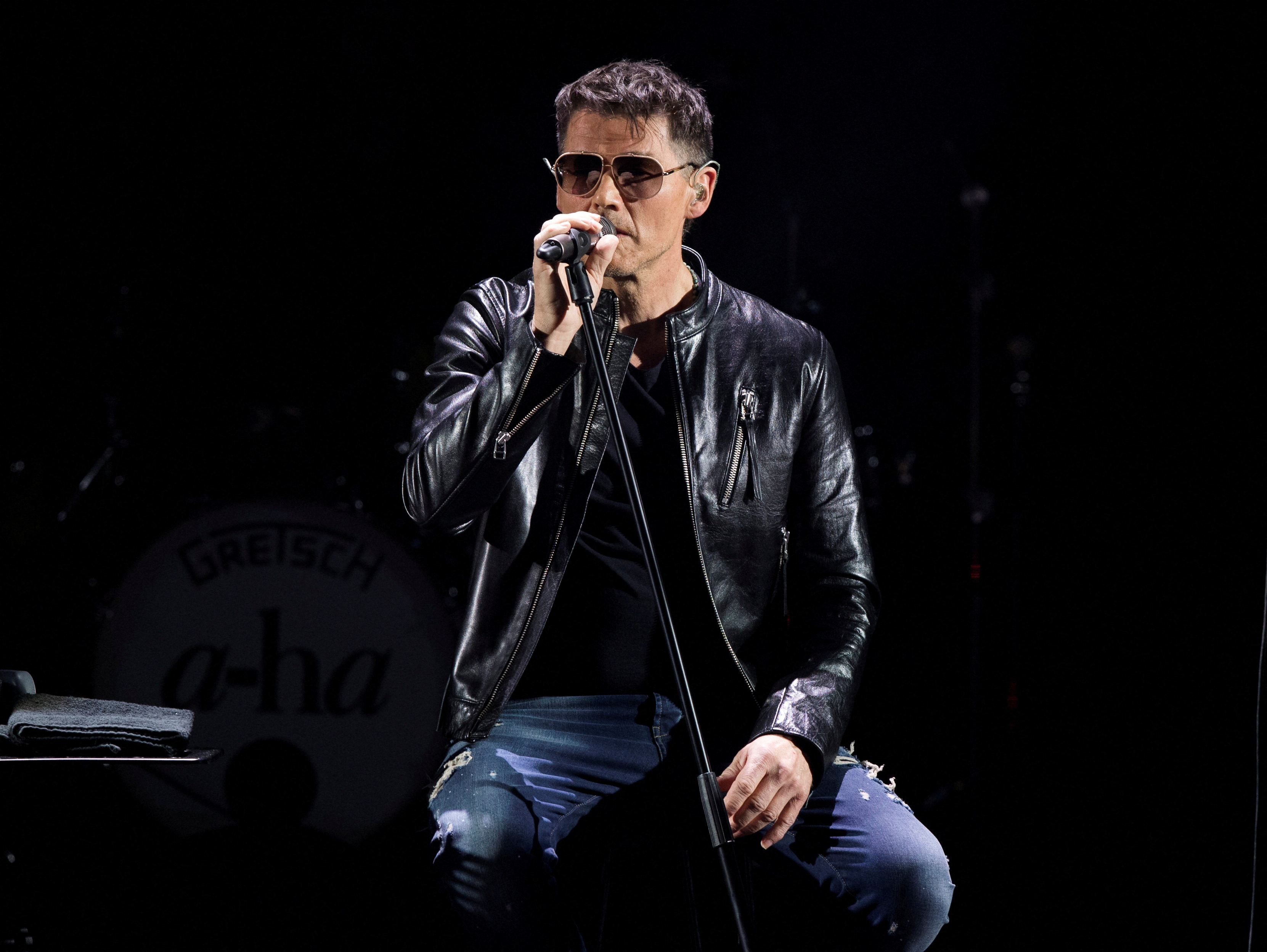 FILE PHOTO: A-HA's Morten Harket in concert in Oslo