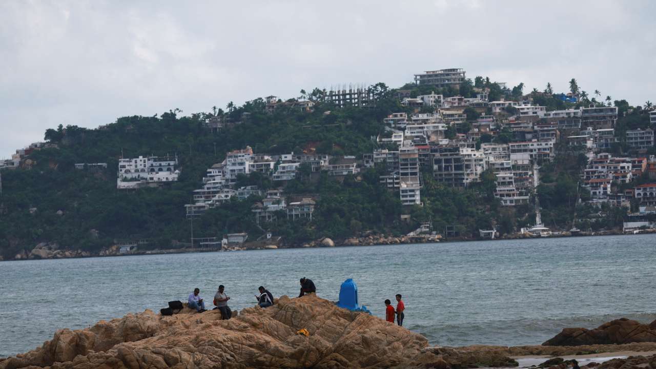 Hurricane Erick strengthens off Mexico's Pacific Coast, in Acapulco