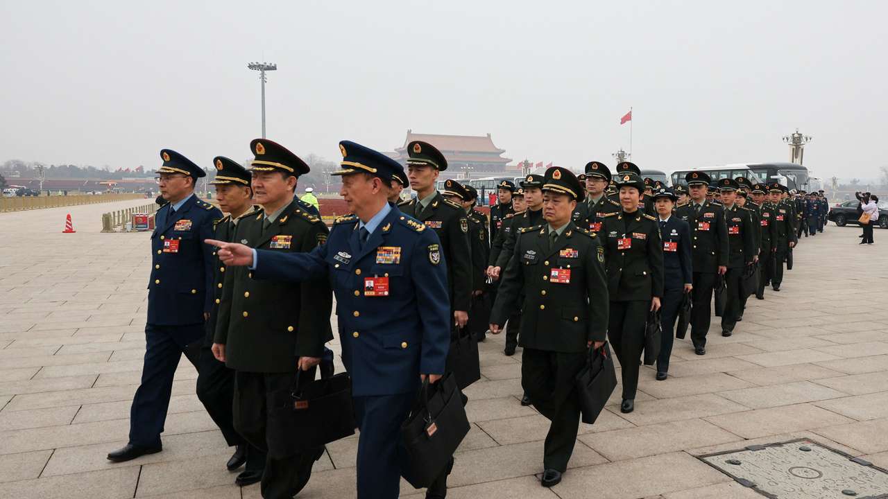 Annual meeting of the Chinese People's Political Consultative Conference (CPPCC) at the Great Hall of the People in Beijing