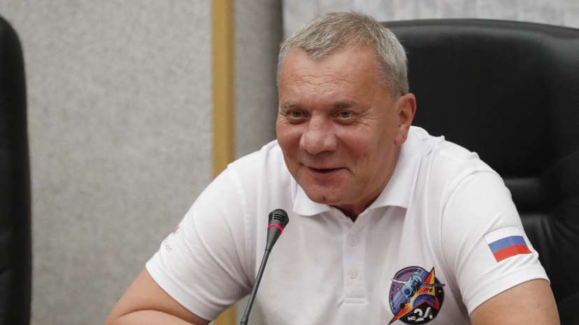 Head of the Roscosmos space corporation Yuri Borisov attends a State Committee meeting ahead of the launch of the Soyuz MS-24 spacecraft to ISS, at the Baikonur cosmodrome