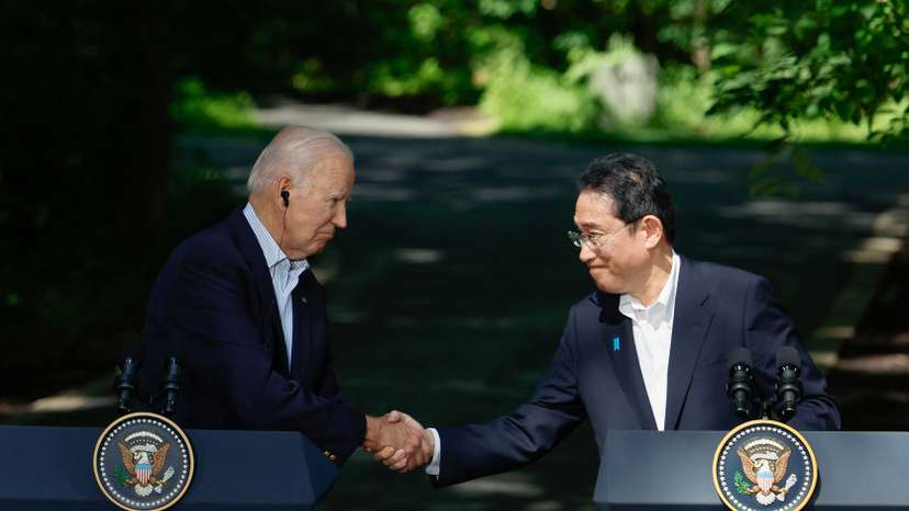 Trilateral summit at Camp David in Maryland