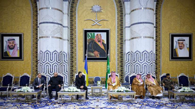 Ukraine's President Zelenskiy visits Jeddah