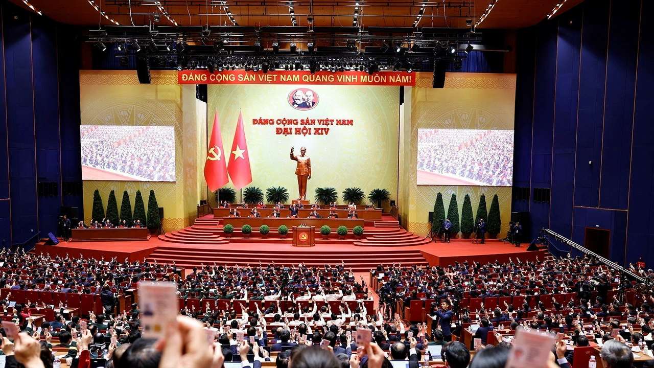 14th National Party Congress in Hanoi, Vietnam