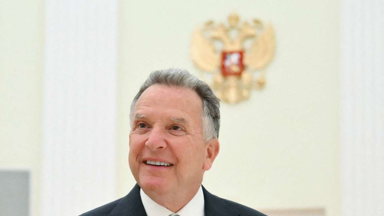 FILE PHOTO: U.S. presidential envoy Steve Witkoff in in Saint Petersburg, Russia